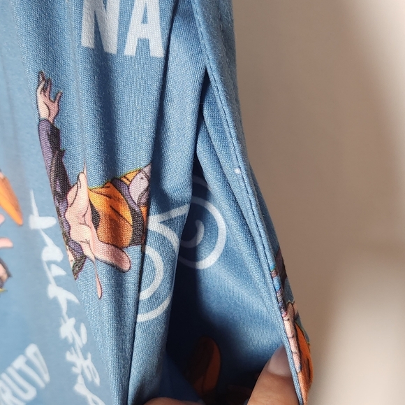 Men's Naruto Pajama Pants Lounge Sleep Shippuden 2XL Anime Kanji - Picture 5 of 6